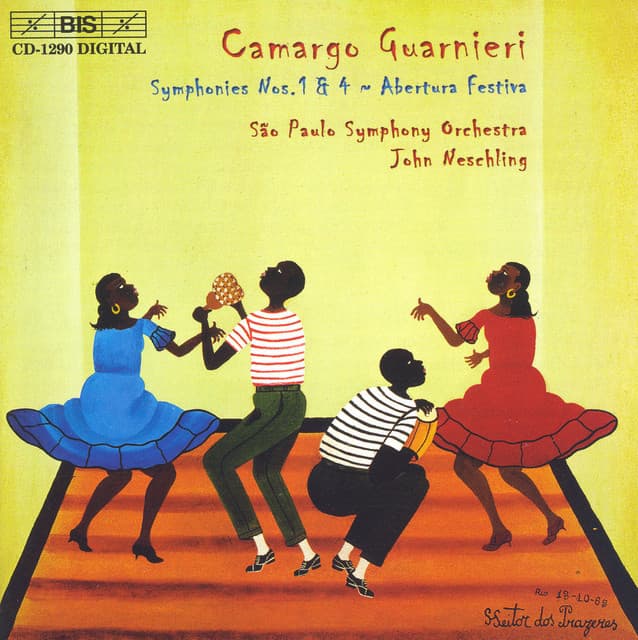 Guarnieri: Symphonies Nos. 1 and 4 / Abertura Festiva cover art