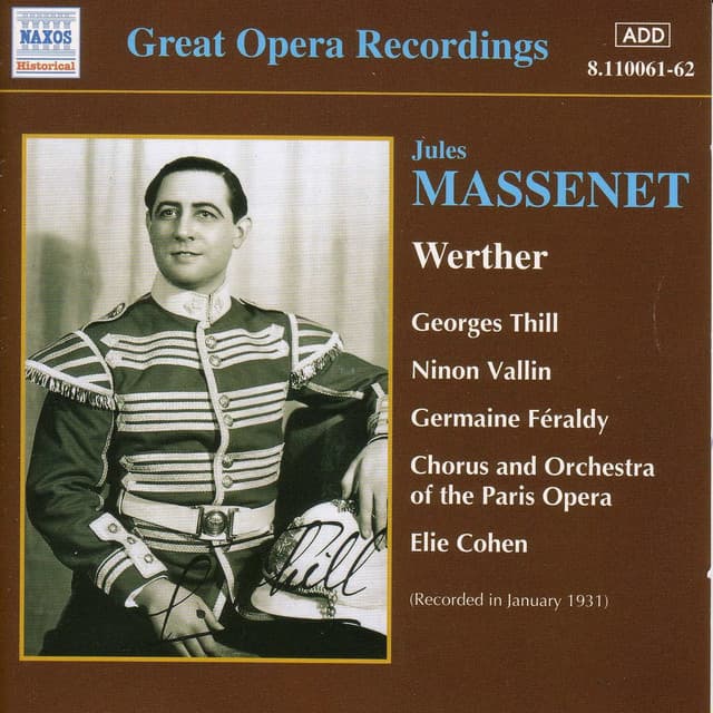 Werther, Act I - Il faut nour separer cover art