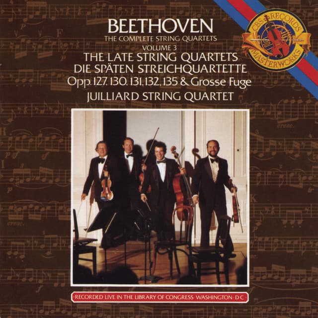Quartet No. 13 in B-flat Major, Op. 130 (Beginning): III. Andante con moto ma non troppo cover art