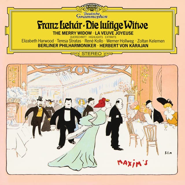 Die lustige Witwe, Act II: No. 9, Marsch-Septett. Ja, das Studium der Weiber ist schwer cover art