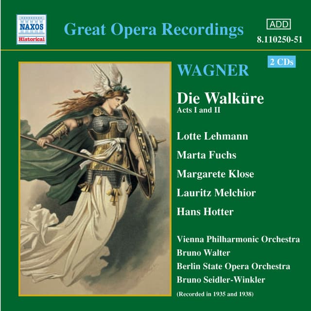 Die Walküre, WWV 86B, Act 1 Scene 1: Wes Herd dies auch sei, hier muss ich rasten cover art