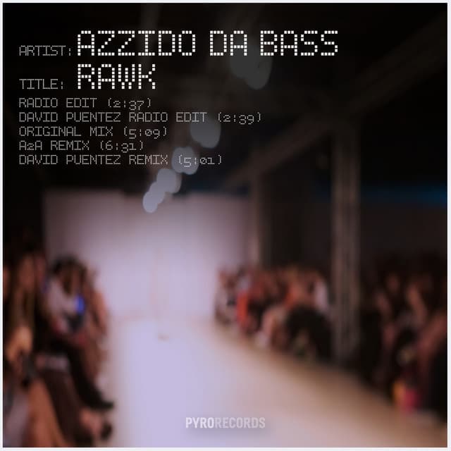 Rawk - David Puentez Radio Edit cover art