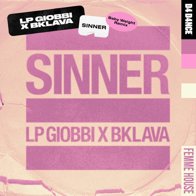 Sinner - Baby Weight Remix cover art