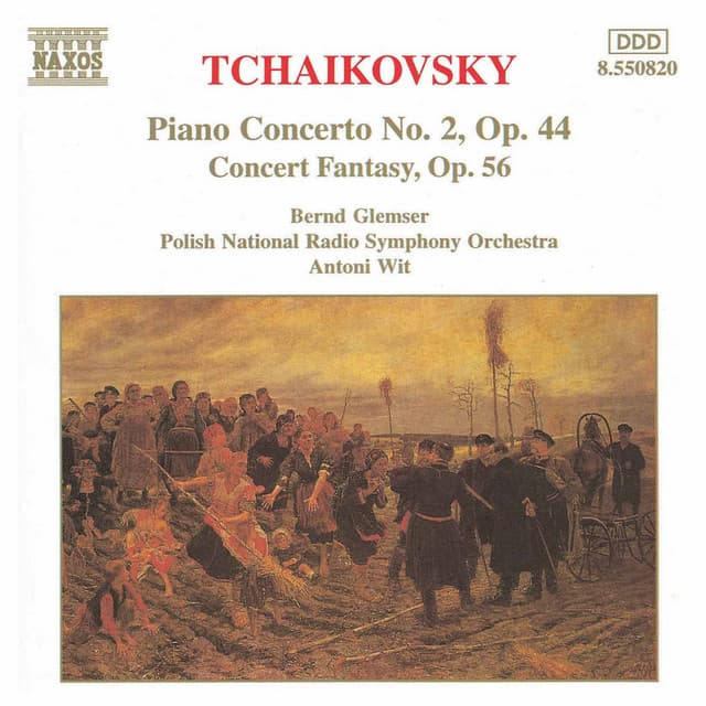 TCHAIKOVSKY: Piano Concerto No. 2 / Concert Fantasy, Op. 56 cover art