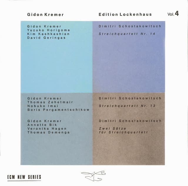 Two Movements For String Quartet: Adagio - Allegretto cover art