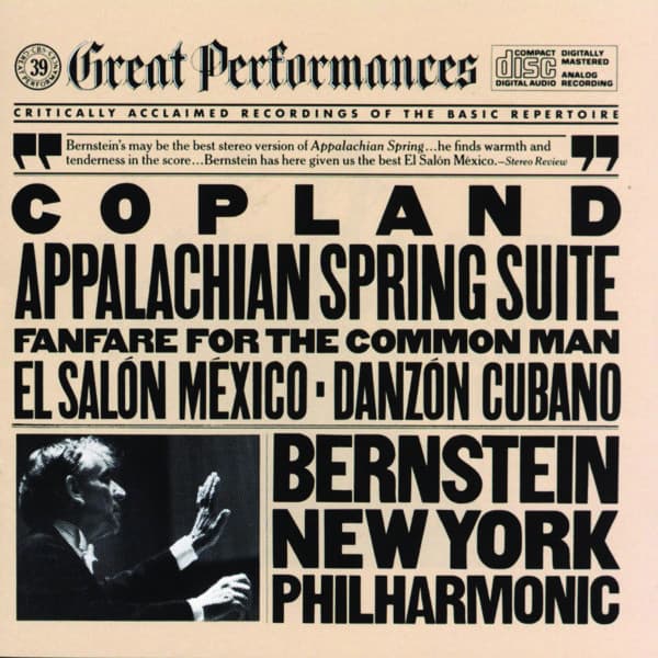 Bernstein Conducts Copland cover art