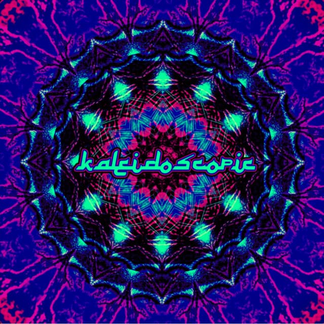 Kaleidoscopic cover art