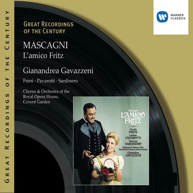 Mascagni: L'amico Fritz, Act 1 Scene 3: "Son pochi fiori, povere viole" (Suzel, Fritz) cover art