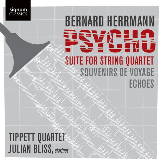 Psycho Suite, for string quartet cover art