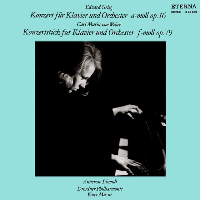 Grieg: Piano Concerto / Weber: Konzertstück cover art