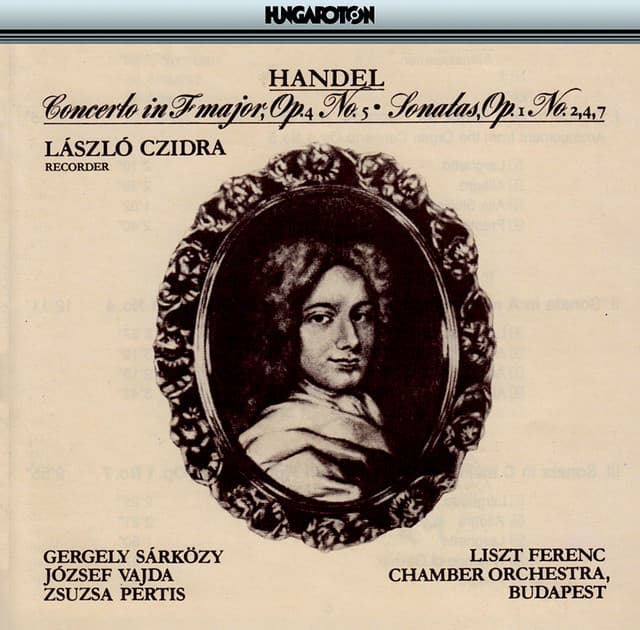 Handel: Recorder Sonatas and Concerto cover art
