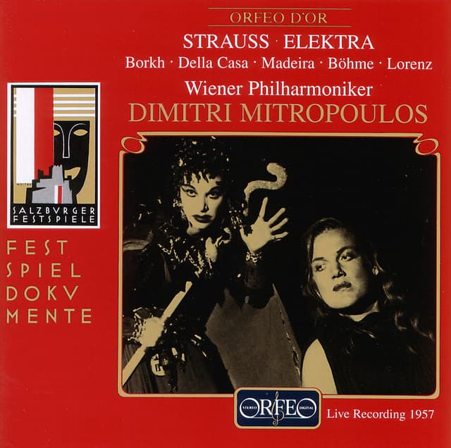 Strauss: Elektra, Op. 58, TrV 223 (Live) cover art