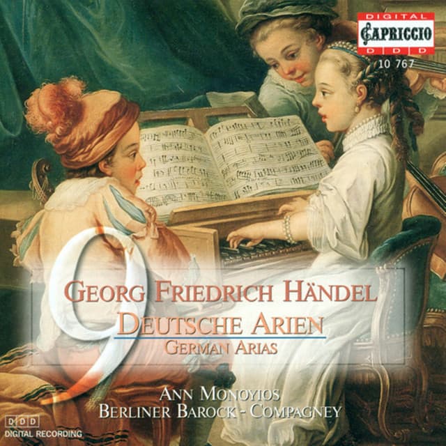 Handel, G.F.: Arias - Hwv 202, 203, 204, 205, 207, 208, 209, 210 / Violin Sonata, Hwv 408 / Trio Sonatas - Hwv 386A, 399 cover art