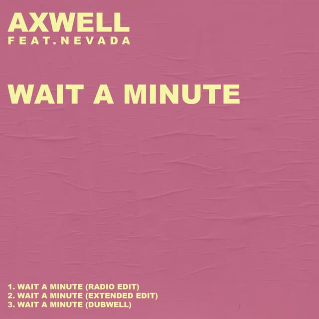Wait A Minute - Radio Edit cover art