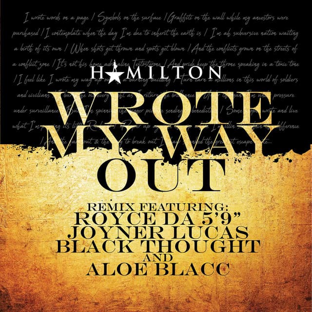 Wrote My Way Out (Remix) [feat. Aloe Blacc] cover art
