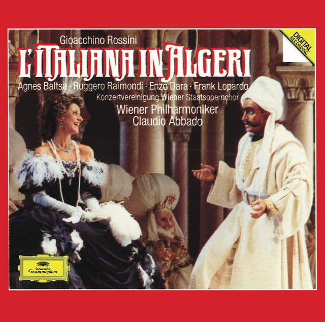L'italiana in Algeri, Act I Scene 1: Serenate il mesto ciglio cover art