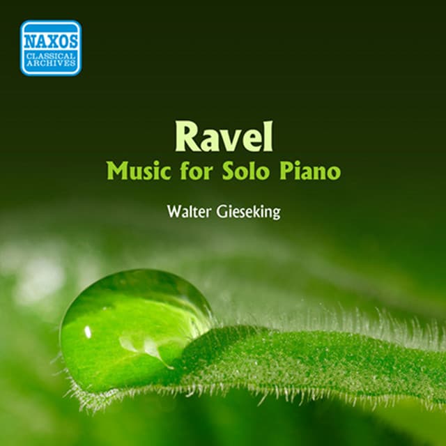 Ravel: Piano Music (Gieseking) (1954) cover art