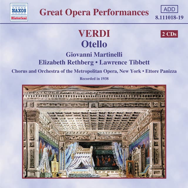Otello, Act II: Si, pel ciel (Otello, Iago) cover art