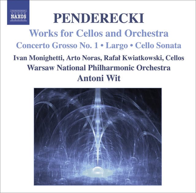 Concerto Grosso No. 1 for 3 Cellos: Andante sostenuto - cover art