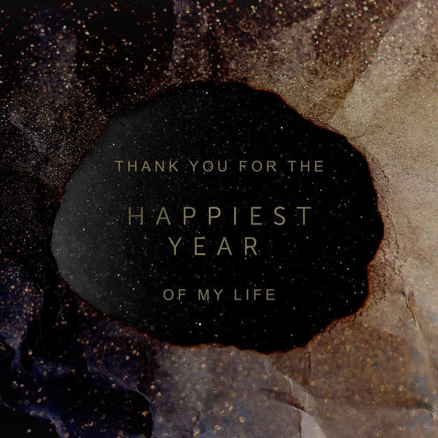 Thank You for the Happiest Year of My Life cover art
