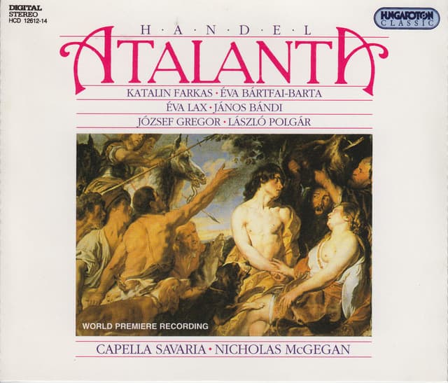 Handel: Atalanta, Hwv 35 cover art