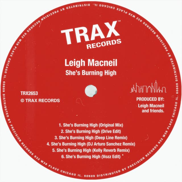 She's Burning High - Deep Line Remix cover art