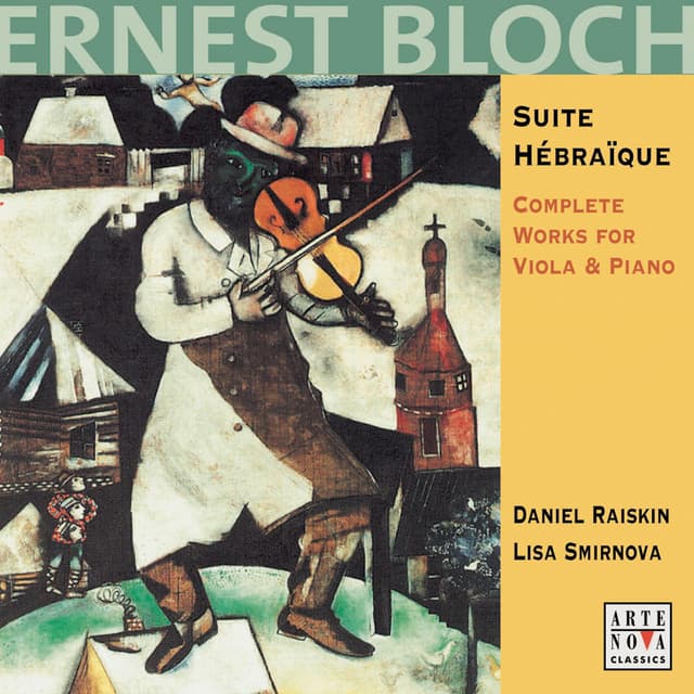 Bloch: Works For Viola & Piano cover art