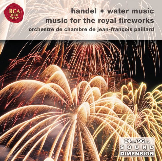 Handel: Water Music Suites; Music For The Royal Fireworks cover art
