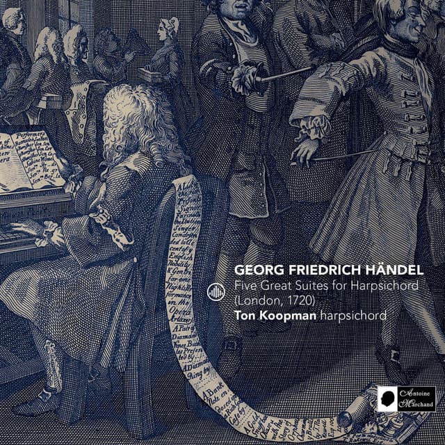 Five Great Suites for Harpsichord (London, 1720) cover art
