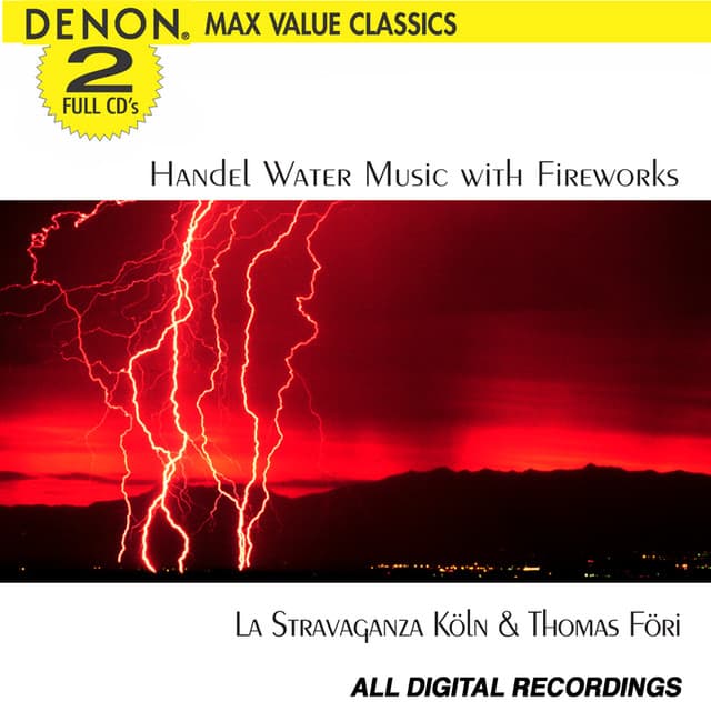 Handel: Music for the Royal Fireworks and Water Musick cover art