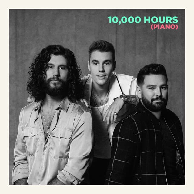 10,000 Hours (with Justin Bieber) - Piano cover art