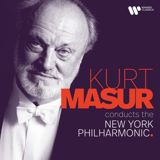 Kurt Masur Conducts the New York Philharmonic cover art