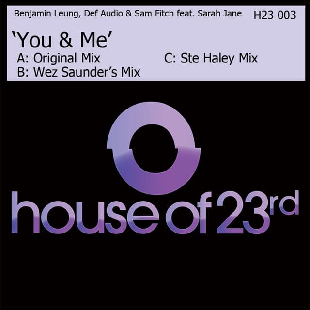 You & Me - Wez Saunders' Mix cover art