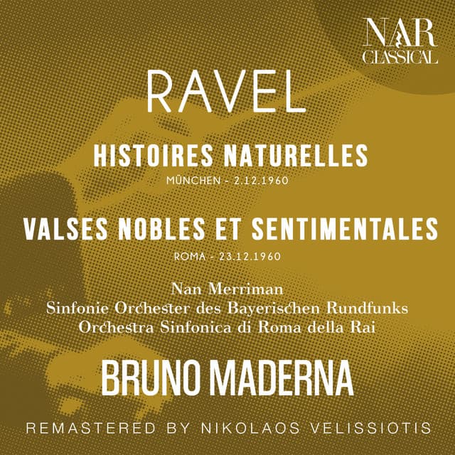 RAVEL: HISTOIRES NATURELLES, VALSES NOBLES ET SENTIMENTALES cover art