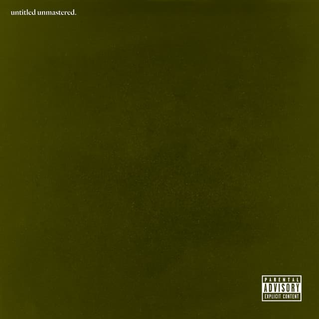untitled unmastered. cover art