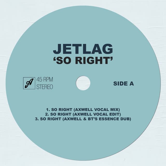So Right - Axwell Vocal Mix cover art