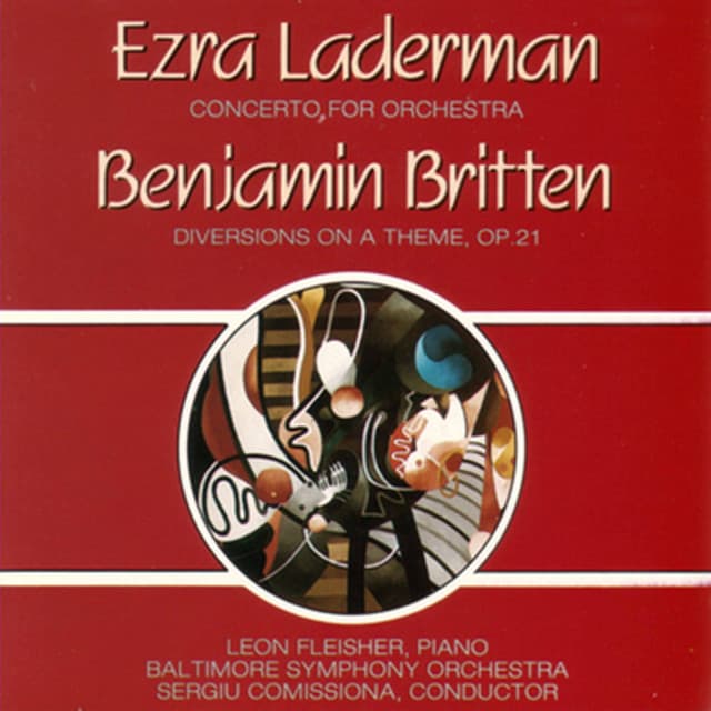 Laderman: Concerto for Orchestra - Britten: Diversions, Op. 21 cover art