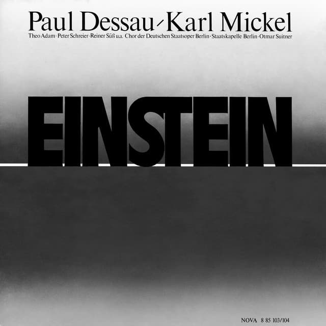Einstein: Act II Scene 2: "Ein Herr aus Deutschland. Wollen Sie ihn sehn?" cover art