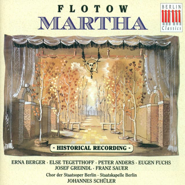 Martha: Act II: "Letzte Rose, wie magst du so einsam hier blühn - Martha! Herr!" cover art