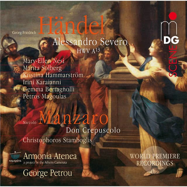 Handel: Alessandro Severo, HWV A13 & Manzaro: Don Crepuscolo cover art