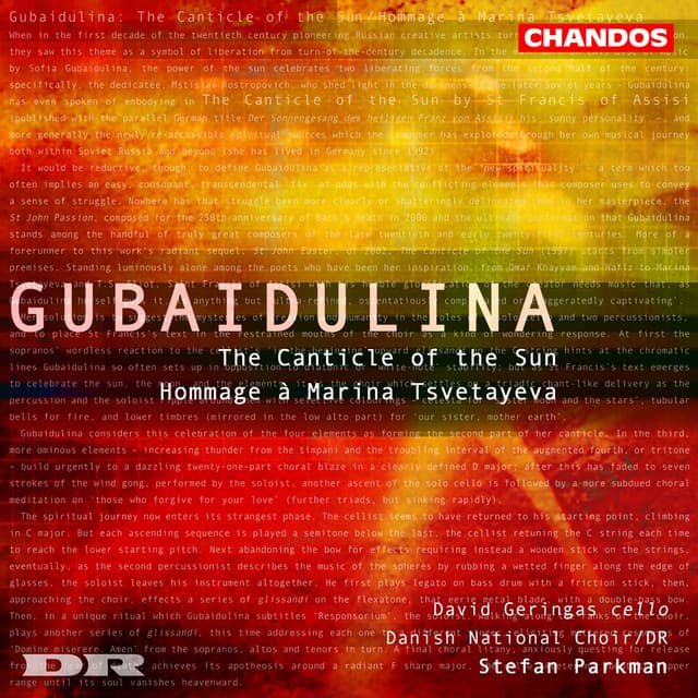 Gubaidulina: The Canticle of the Sun & Homage à Marina Tsvetayeva cover art