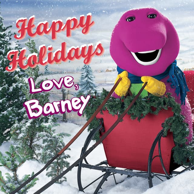 Happy Holidays Love, Barney cover art