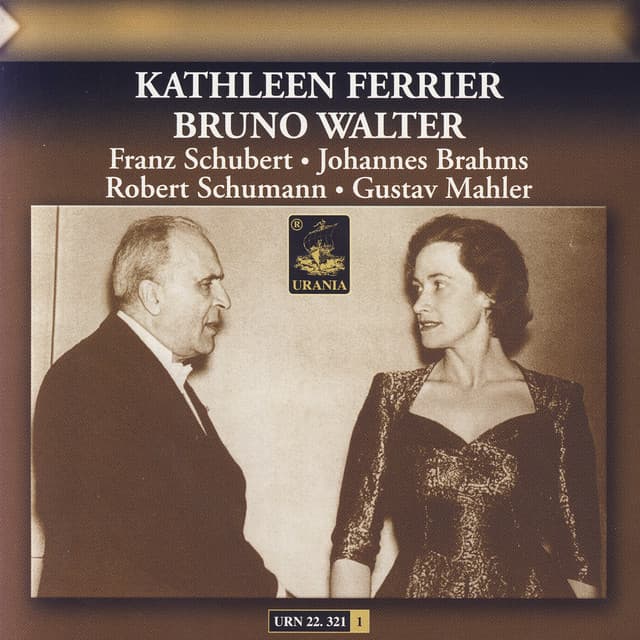 Mahler: Kindertotenlieder - Schubert, Schumann, Brahms: Lieder cover art