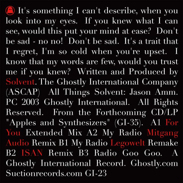 My Radio - Legowelt Remake cover art