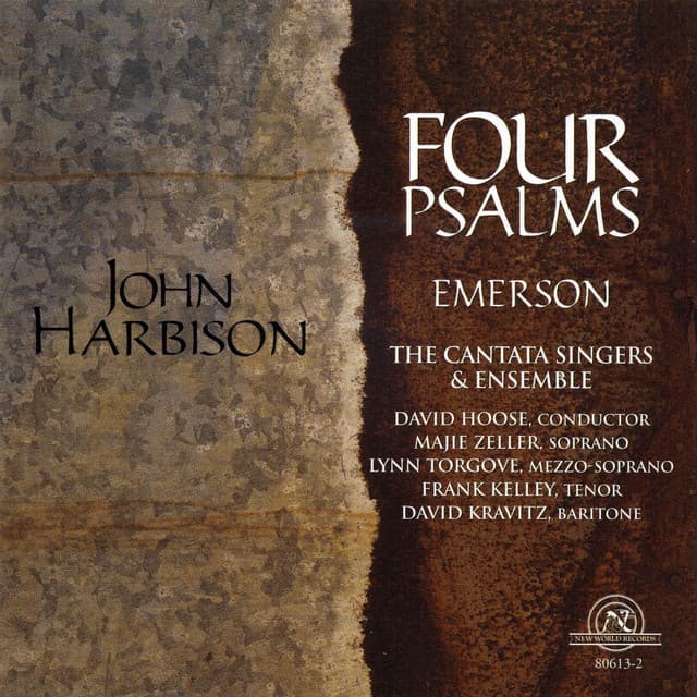 Four Psalms: II. Four Psalms cover art