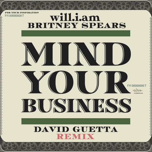 MIND YOUR BUSINESS - David Guetta Remix cover art