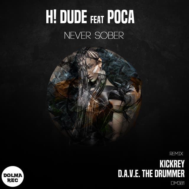 NEVER SOBER - D.A.V.E. The Drummer Remix cover art