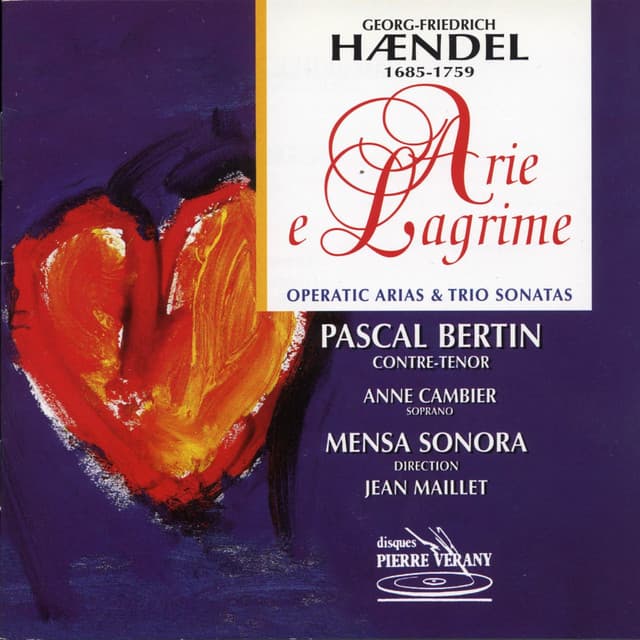 Haëndel : Arie e lagrime cover art
