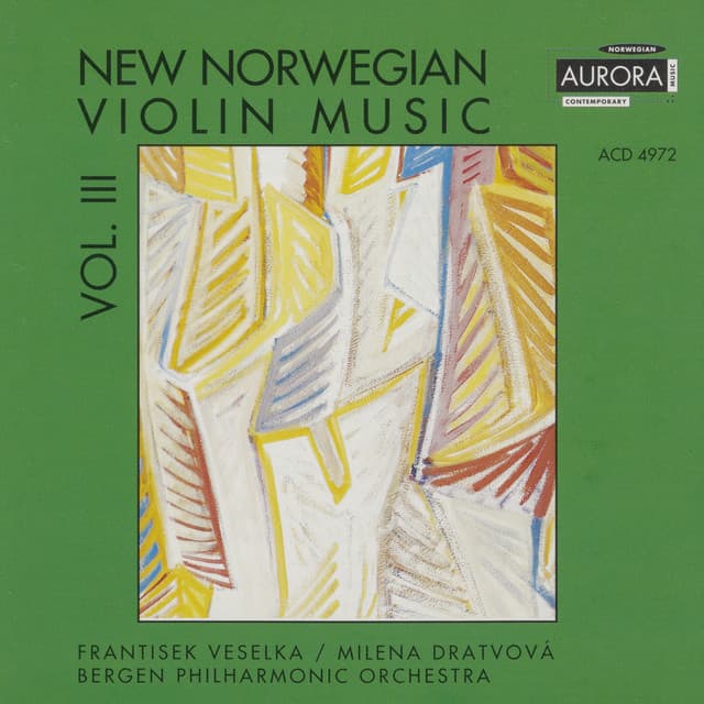 Sonate For Violin Og Piano, Op. 3: I. Allegro Espressivo cover art