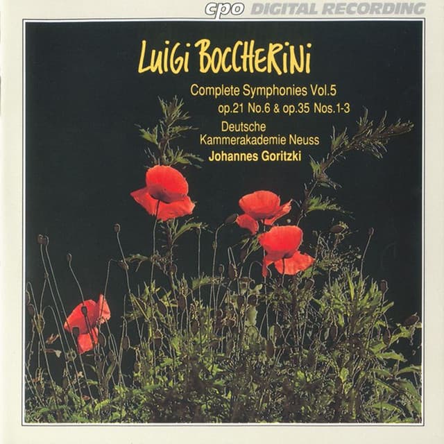 Boccherini: Complete Symphonies, Vol. 5 cover art